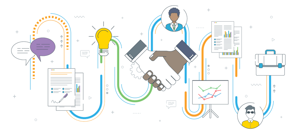 Business agreement  Illustration