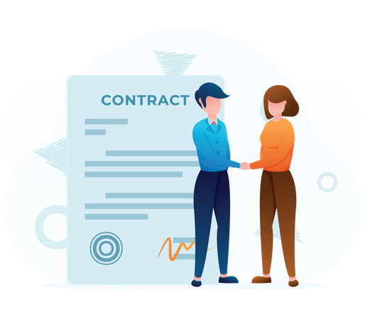 Business agreement  Illustration