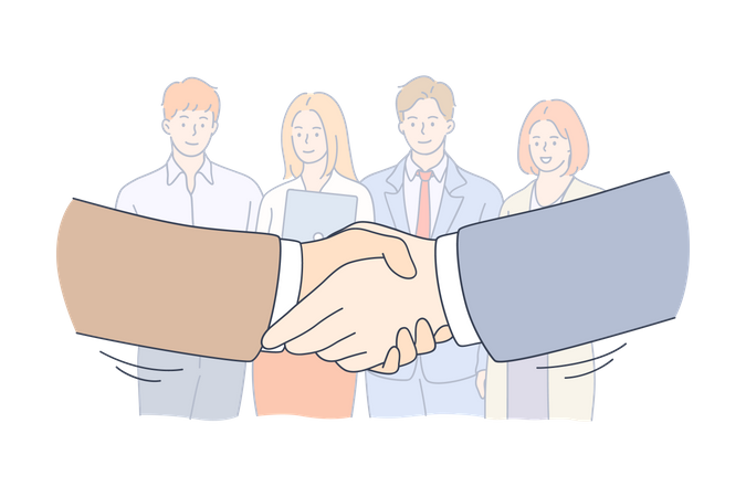 Business agreement  Illustration