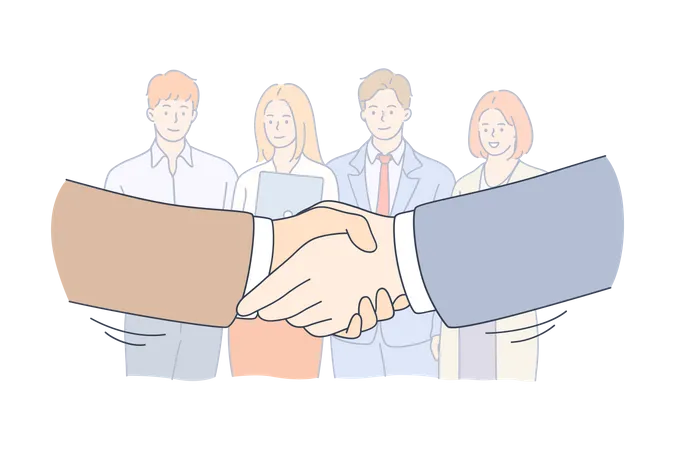 Business agreement  Illustration