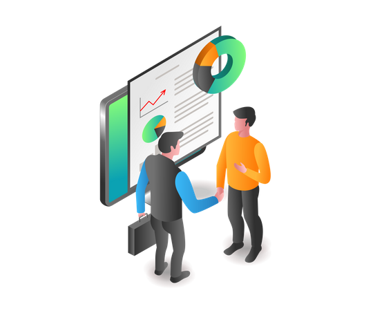 Business Agreement  Illustration