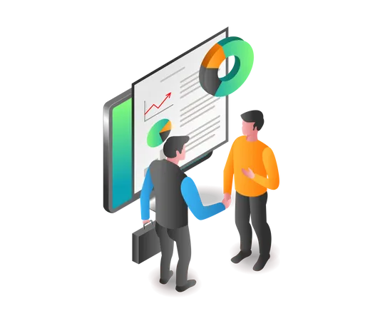 Business Agreement  Illustration