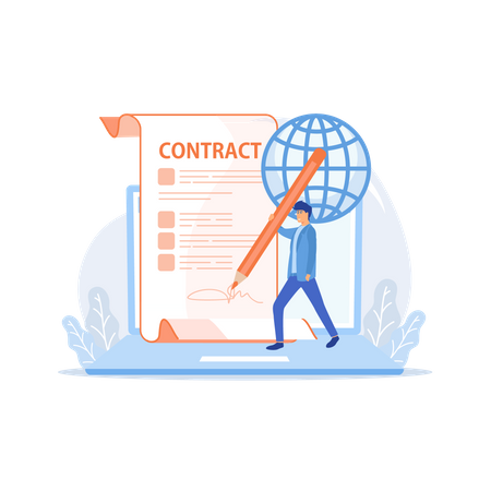 Business agreement  Illustration