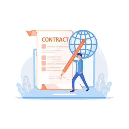 Business agreement  Illustration