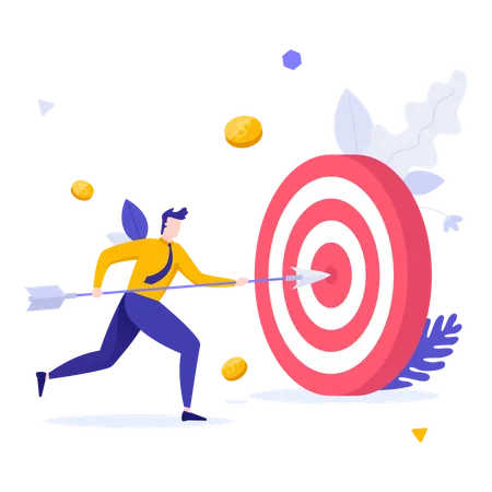 Business Aim  Illustration