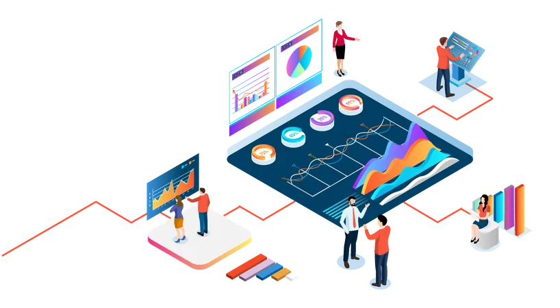 Business Analysis and management  Illustration