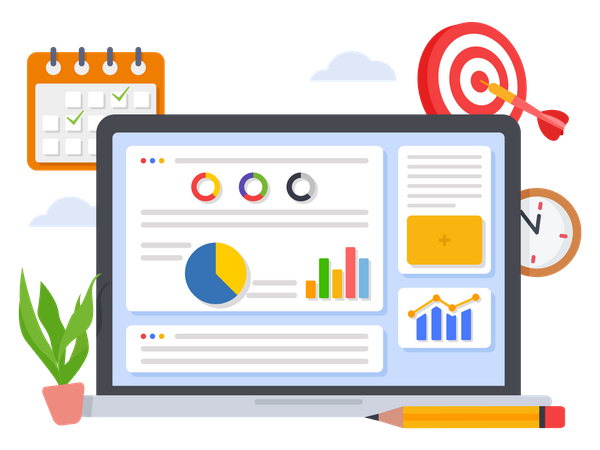 Business analysis content strategy and management  Illustration