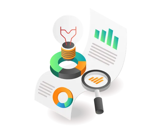Business Analysis Data Ideas  Illustration