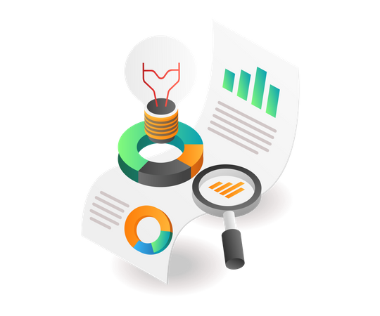 Business Analysis Data Ideas  Illustration