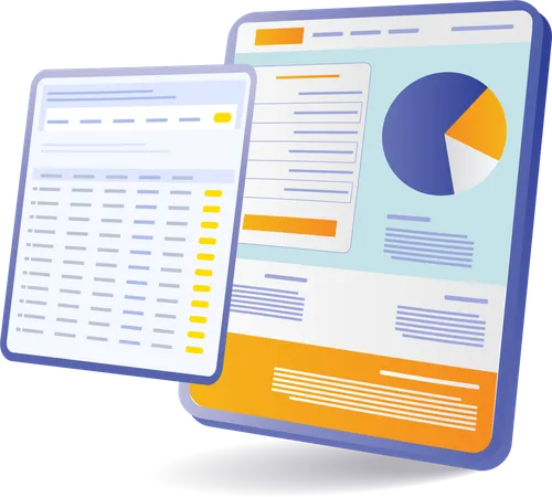 Business Analysis Data  Illustration