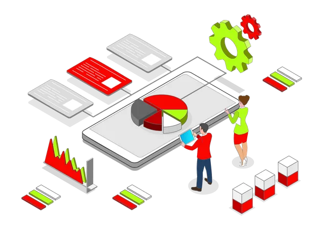 Business analysis  Illustration