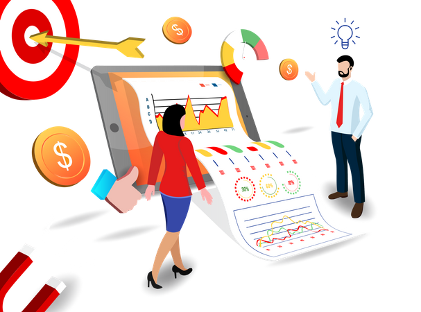 Business analysis  Illustration