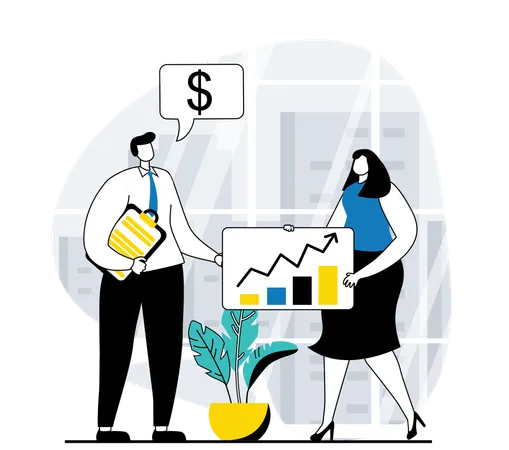 Business analysis  Illustration