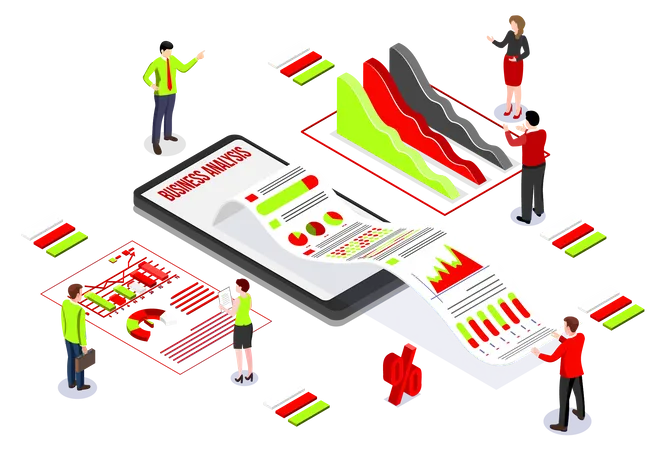 Business analysis  Illustration