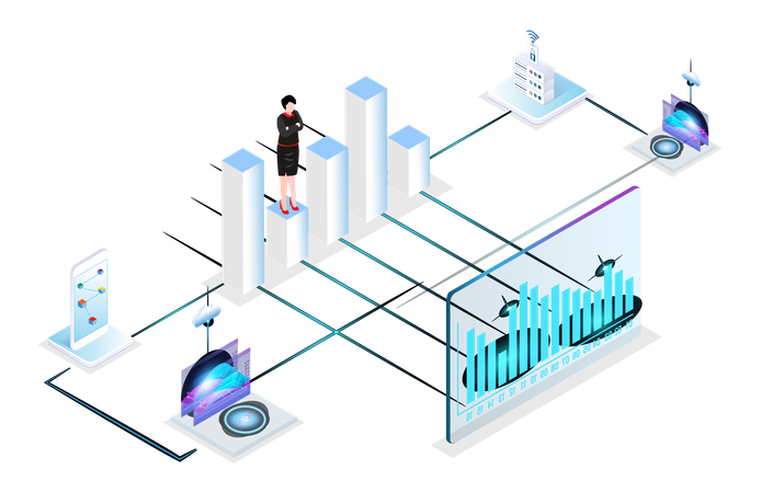 Business analysis  Illustration