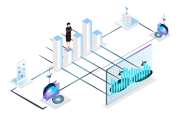 Business analysis  Illustration