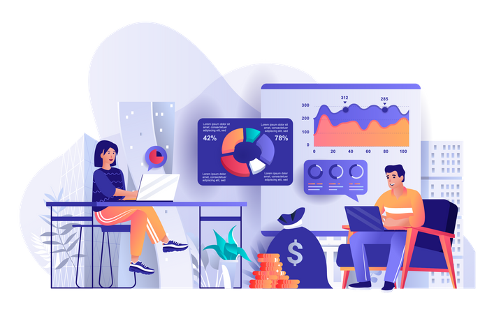 Business Analysis  Illustration