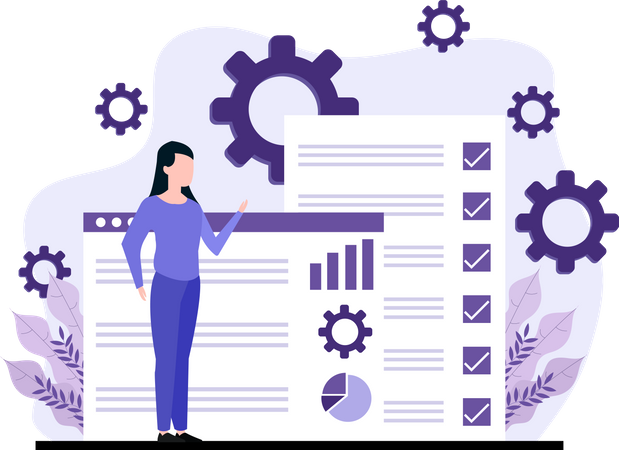 Business analysis report  Illustration