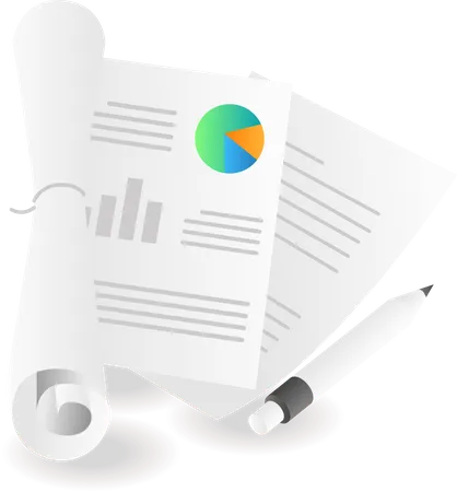 Business analysis sheet  Illustration