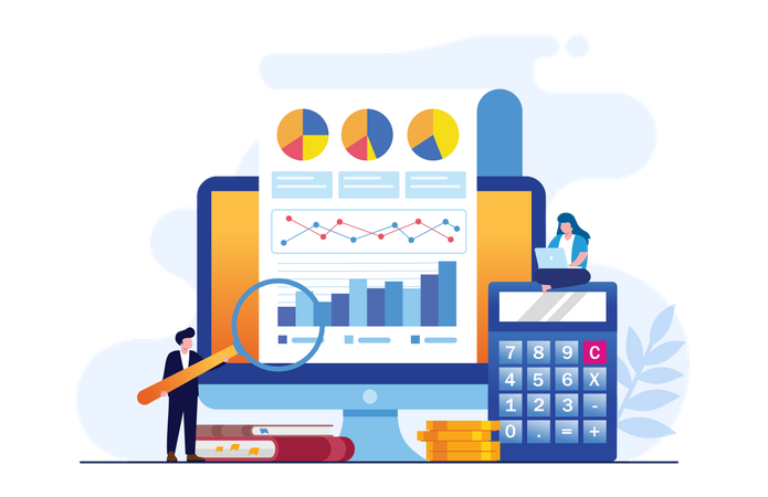 Business analyst  Illustration