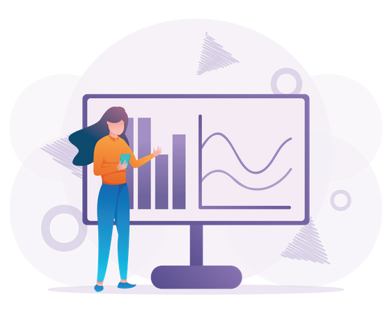 Business analyst  Illustration