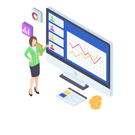 Business analyst  Illustration