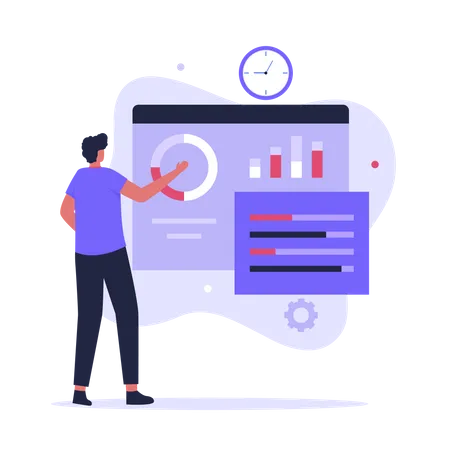 Business analysts  Illustration