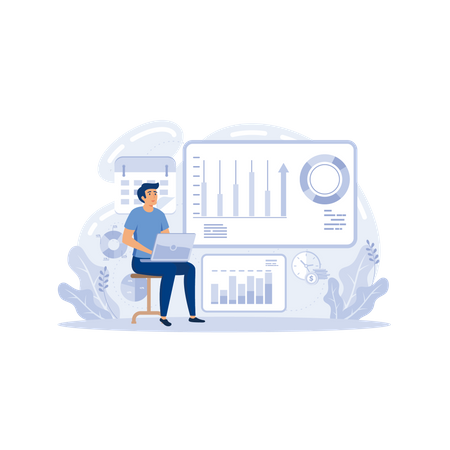 Business analysts  Illustration