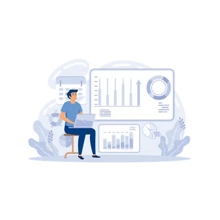 Business analysts  Illustration