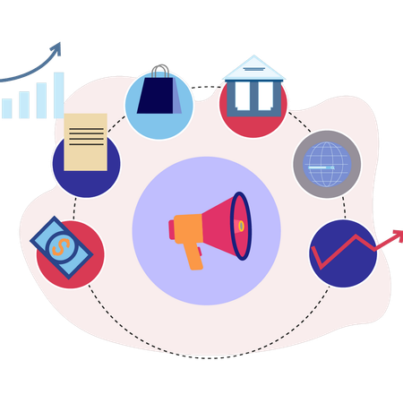 Business analytics details revealed in meeting  Illustration