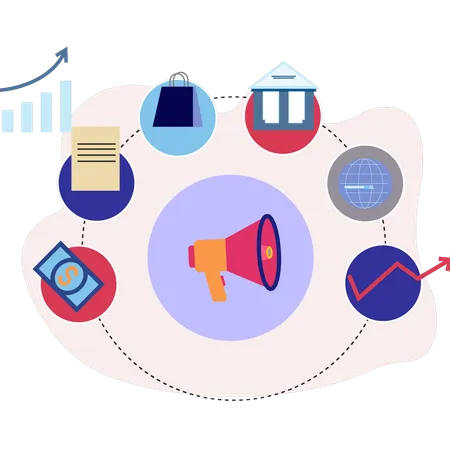 Business analytics details revealed in meeting  Illustration