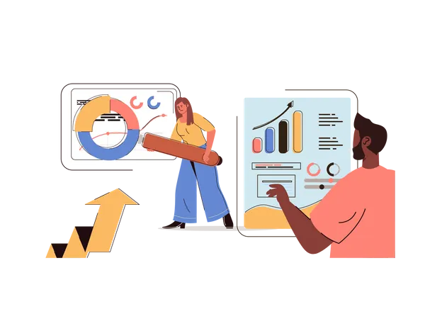 Business analytics  Illustration