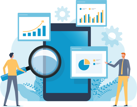 Business analytics  Illustration