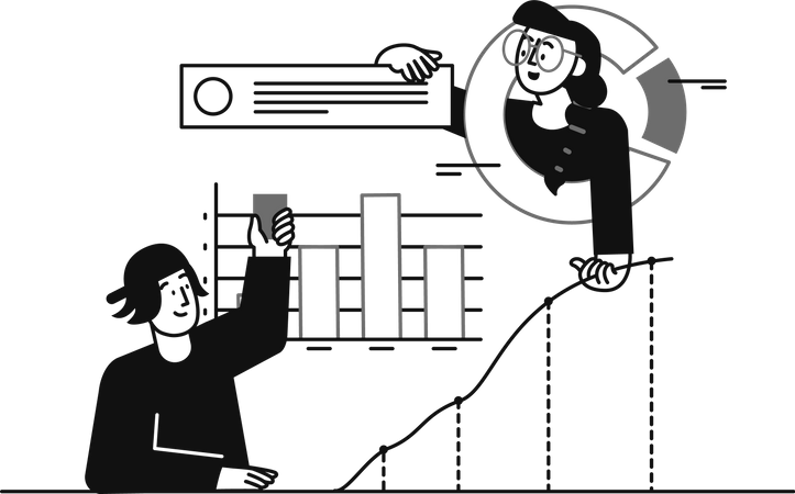 Business analytics  Illustration