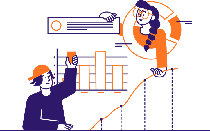 Business analytics  Illustration