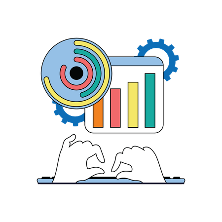 Business analytics  Illustration