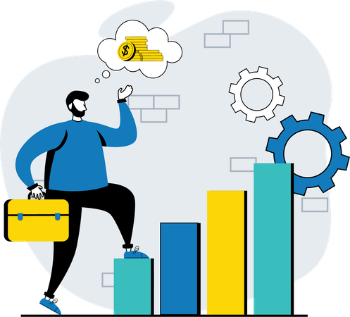 Business analytics  Illustration