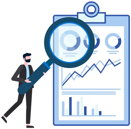 Business analytics  Illustration