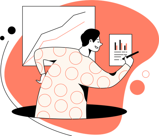 Business analytics  Illustration