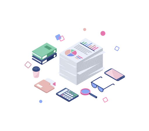 Business analytics  Illustration