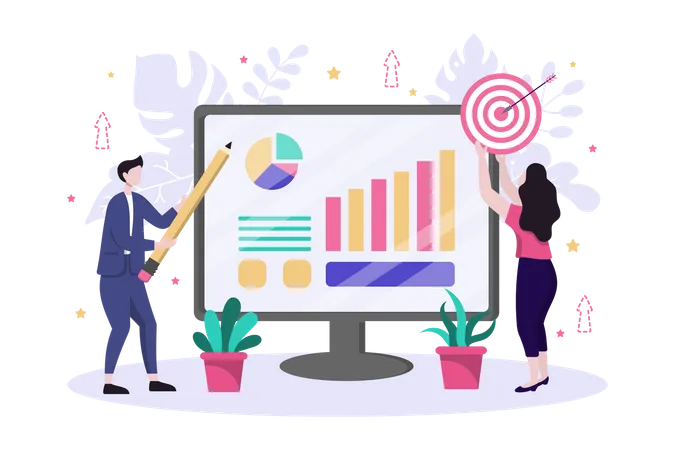 Business analytics  Illustration