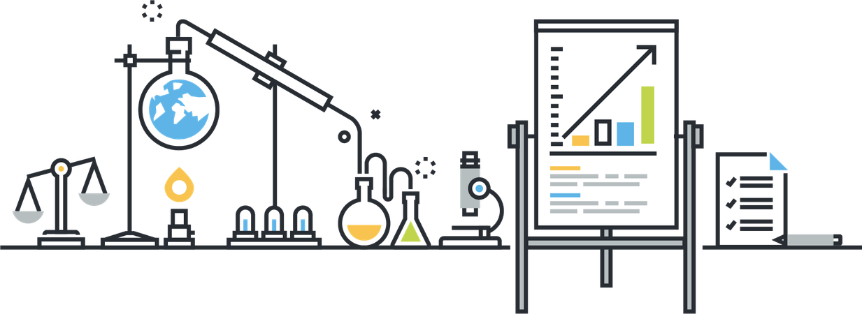 Business analytics  Illustration