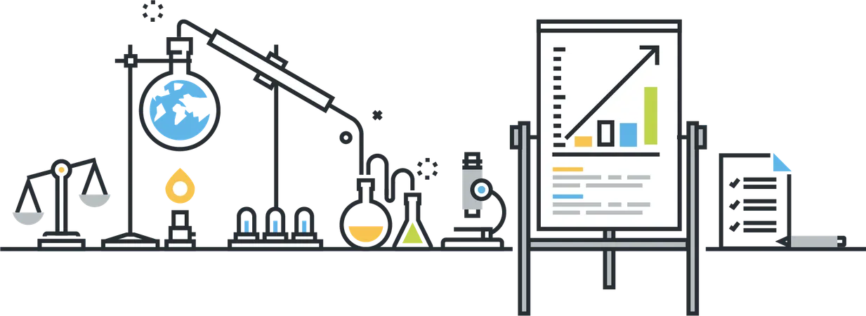 Business analytics  Illustration