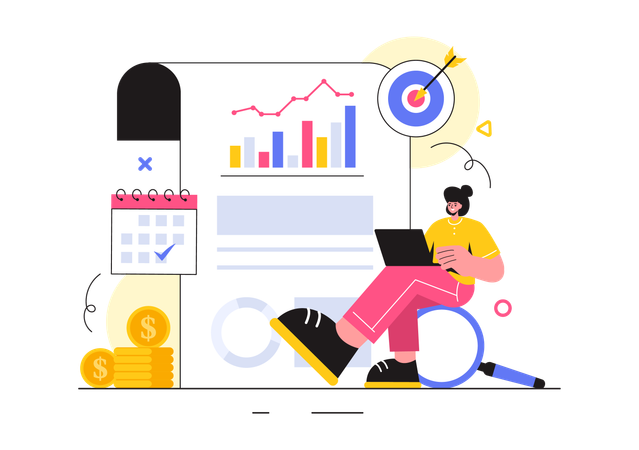 Business Analytics  Illustration