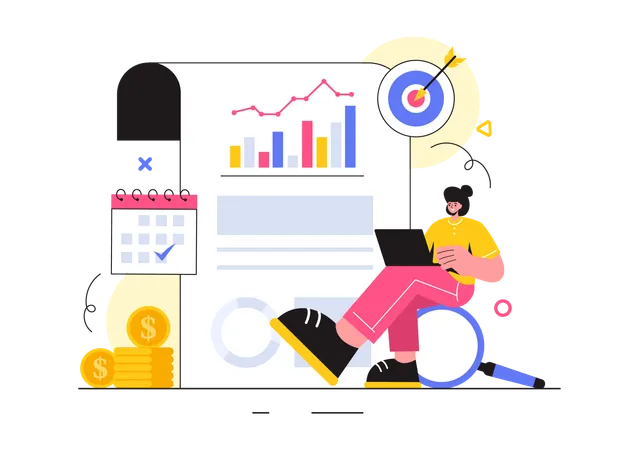 Business Analytics  Illustration