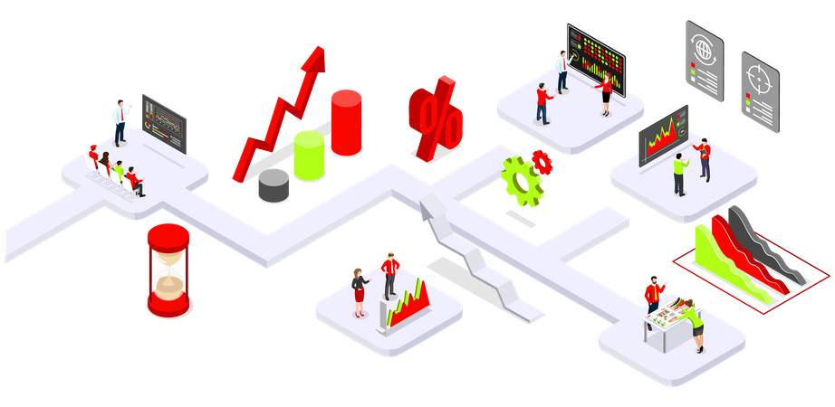 Business analytics  일러스트레이션
