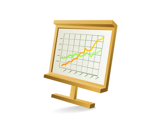 Business analytics presentation  Illustration