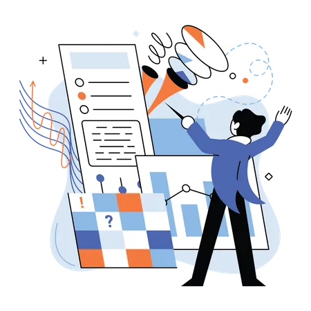 Business Analyzer  Illustration