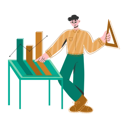 Business Analyzer  Illustration