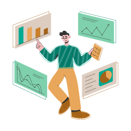 Business Analyzers  Illustration